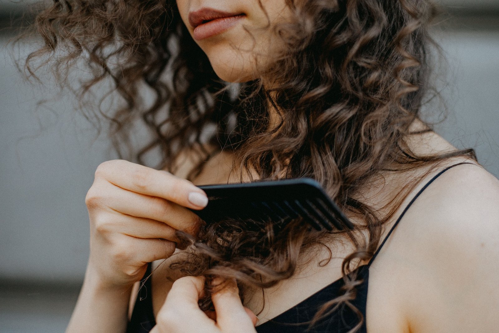 Curly hair care