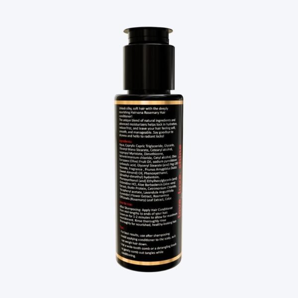 Hairvana Rosemary Hair Conditioner | Mavish luxe Essential | Rosemary Oil, Hydrolyzed Milk Protein, Olive Fruit Oil & Aloe vera | 50ml - Image 4