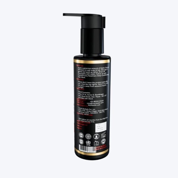 MAVISH Luxe Essentials Hairvana Rosemary Shampoo | Infused With Hydrolyzed Keratin, Collagen & Wheat Protein, Argania Spinosa Extract & Rosemary Oil | 200ml - Image 4