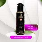MAVISH Scrub Sensations Lactic Shower Gel with Scrubbing Beads, Lactic Acid & PH-Balanced Formula | 50ml
