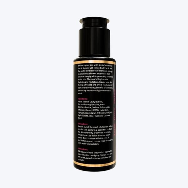MAVISH Scrub Sensations Lactic Shower Gel with Scrubbing Beads, Lactic Acid & PH-Balanced Formula | 50ml - Image 3