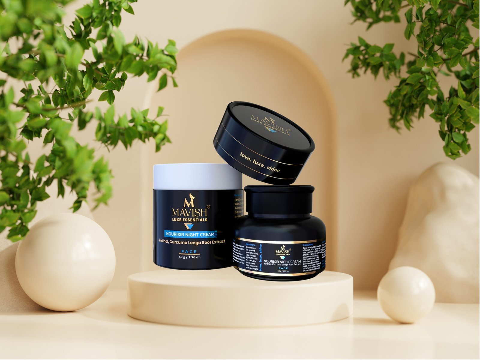 Nourishing night cream for deep skin repair