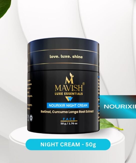 MAVISH Luxe Essentials Nourixir Night Cream-50gm, Retinol, Curcuma Longa Root Extract