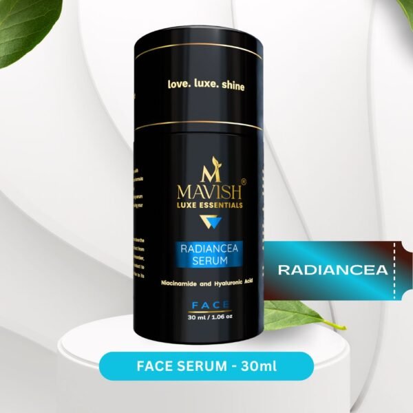 MAVISH Luxe Essentials Radiancea Serum 30 ml | Niacinamide amd Hyaluronic Acid | Men & Women